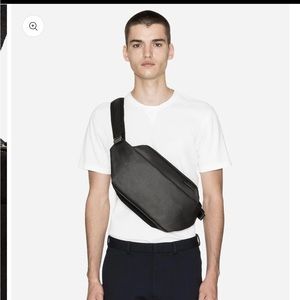 Cote&ciel Isarau Coated Canvas Black Men Sling Crossbody Bag Camera Bag